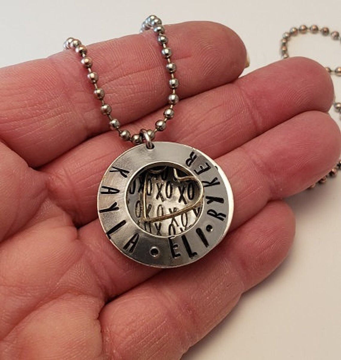 Mothers Day Gift,Personalized Jewelry, Kid Name Necklace, Family Necklace, Personalized Gift, Mom Necklace, Valentine's Gift