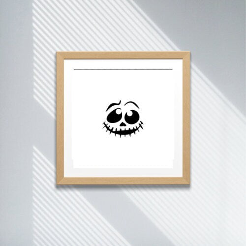 Pumpkin Faces Digital Download, Craft Printable sheet