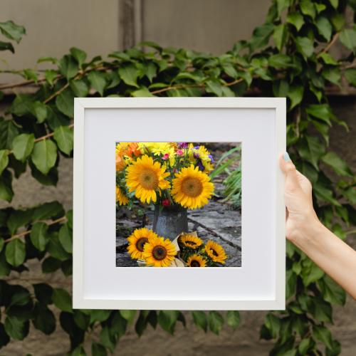 Sunflower Digital Download  sheet | Sunflower Busted Canva printout
