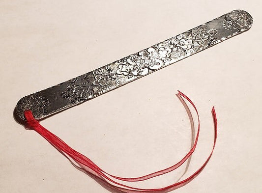 Personalized Bookmark, Metal Bookmark, Custom Bookmark, Hand stamped Bookmark, book lover gift, Aluminum bookmark, Mandala