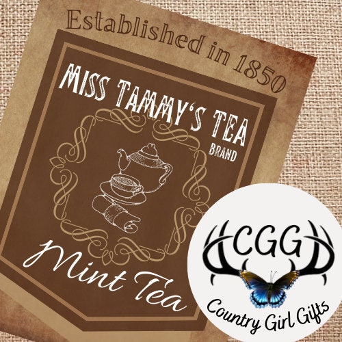 Vintage Printable Baking Labels, Digital Download, Primitive Kitchen Designs