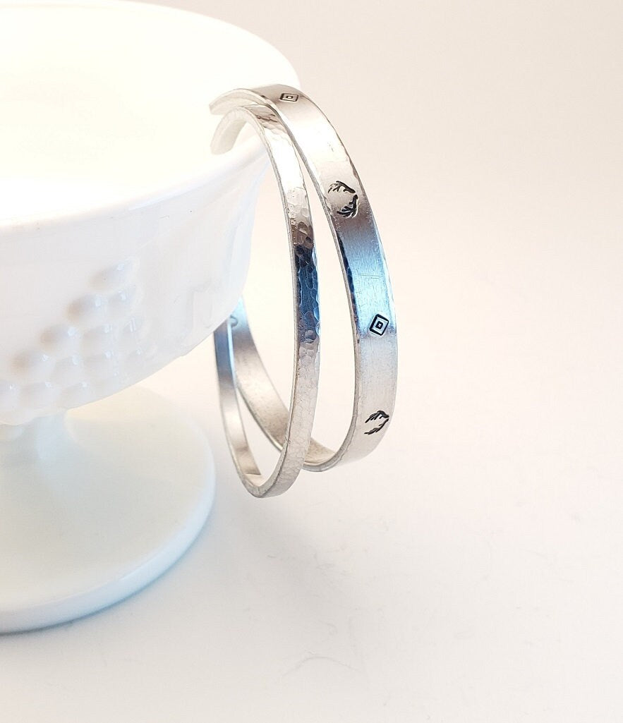 Antlers Jewelry, Southwestern hand stamped cuff bracelet, stamped cuff bracelet, southwestern bracelet, metal stamped bracelet