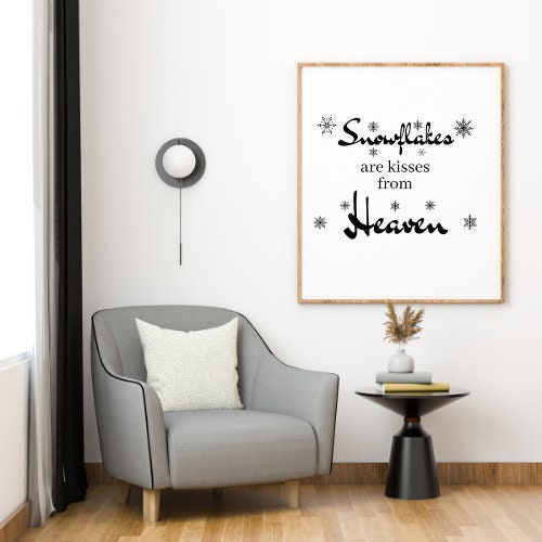 Snowflake from Heaven Printable, Digital Download, Craft printable Designs