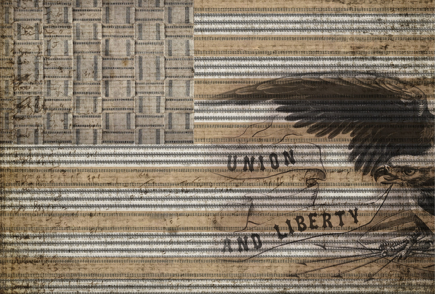Union Liberty | Roycycled Decoupage Paper | Roycycled Treasures