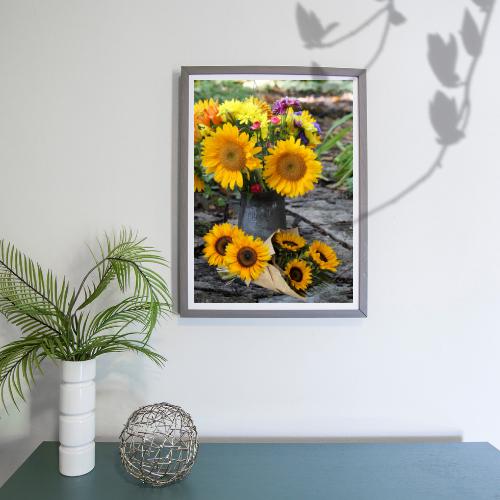 Sunflower Digital Download  sheet | Sunflower Busted Canva printout