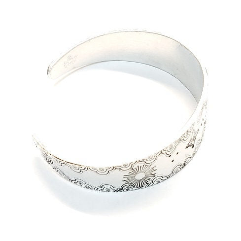 Sun Moon Stars Bracelet Cuff, Hand Stamped Sun Moon Star Jewelry, Game of Thrones, Celestial Jewelry, Cosmic, Galaxy, Moon Child