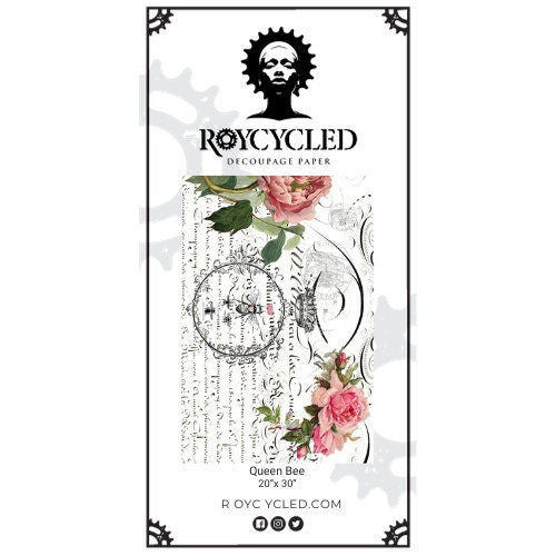 Queen Bee | Roycycled Decoupage Paper | Roycycled Treasures