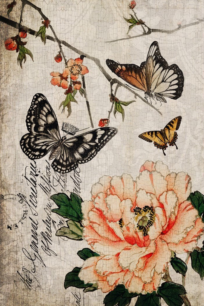 Butterfly Floral | Roycycled Decoupage Paper | Roycycled Treasures