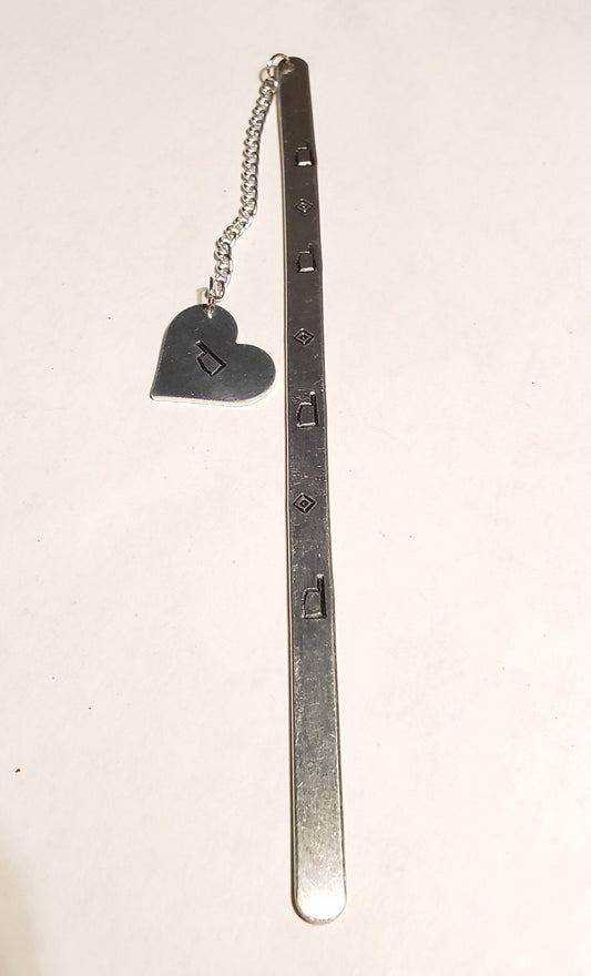 Personalized Bookmark, Metal Bookmark, Custom Bookmark, Hand stamped Bookmark, book lover gift, Aluminum bookmark, Oklahoma