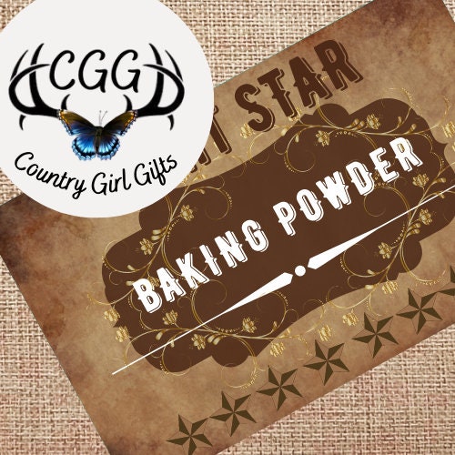 Vintage Printable Baking Labels, Digital Download, Primitive Kitchen Designs
