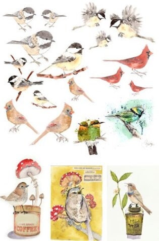 Catalog birds | Roycycled Decoupage Paper | Roycycled Treasures