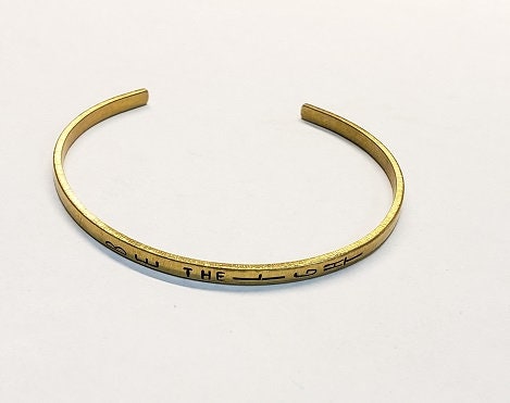 Inspirational Cuff,Custom Bracelet, Bangle bracelet gift for Mom,Hand Stamped Bracelet, Stacking Bracelet,Inspirational Message