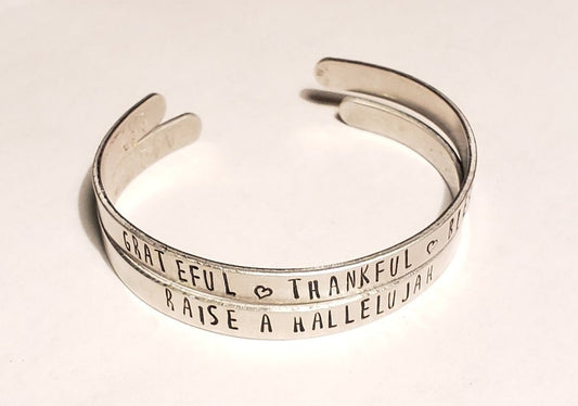 Raise A Hallelujah Cuff Bracelet, Cuff Bracelet, Mother's Day Gift, Religious Cuff, Anniversary Gift, Valentine's Gift