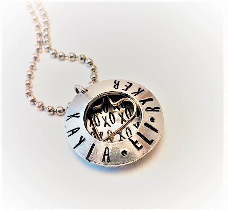 Mothers Day Gift,Personalized Jewelry, Kid Name Necklace, Family Necklace, Personalized Gift, Mom Necklace, Valentine's Gift