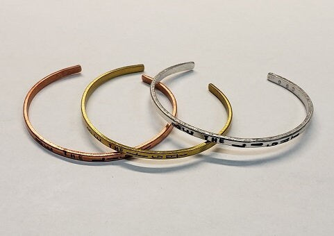 Inspirational Cuff,Custom Bracelet, Bangle bracelet gift for Mom,Hand Stamped Bracelet, Stacking Bracelet,Inspirational Message