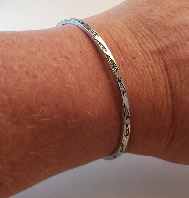 Feather Cuff Bracelet, Mother's Day Gift, Daughter's Gift, Anniversary Gift, Valentine's Gift, Western Style Jewelry, Cute Gift, Mom Gift
