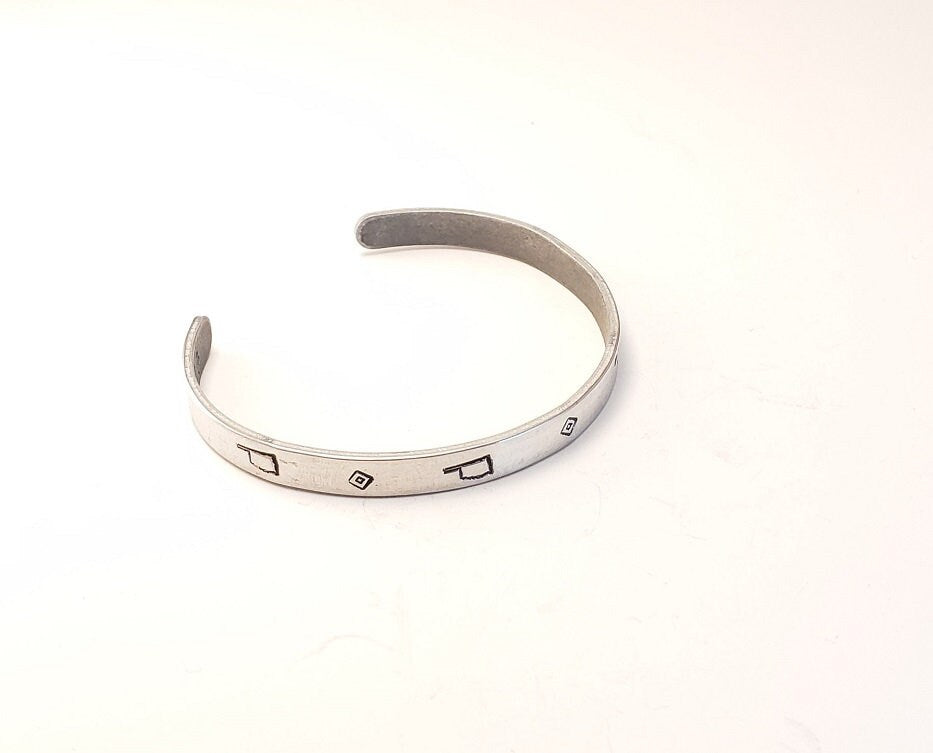 Oklahoma Jewelry, Southwestern hand stamped cuff bracelet, stamped cuff bracelet, southwestern bracelet, metal stamped bracelet