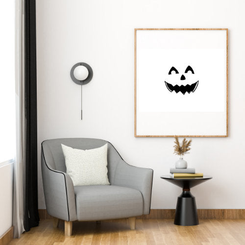 Pumpkin Faces Digital Download, Craft Printable sheet