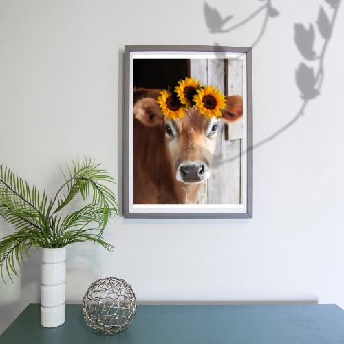 Jersey Cow Digital Download  sheet | Jersey Cow Busted Canva printout