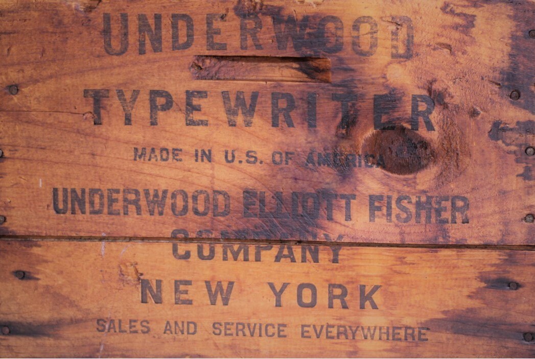 Underwood Crate | Roycycled Decoupage Paper | Roycycled Treasures | Decoupage
