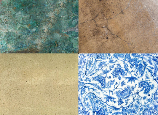 Crockery Textures | Roycycled Decoupage Paper | Roycycled Treasures | Decoupage