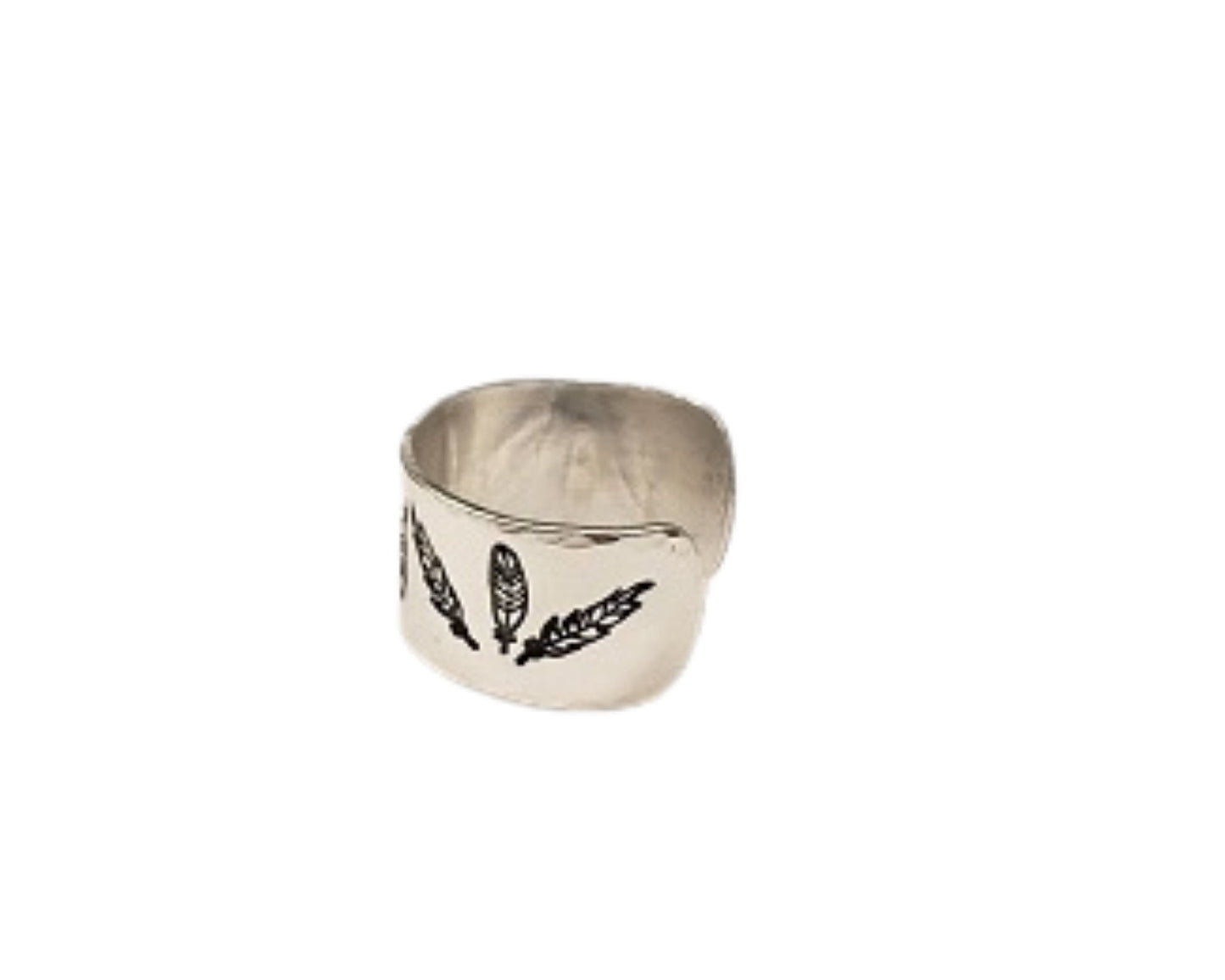 Thumb ring, Feathers style, western fashion, cowgirl style, rodeo style, western wear, cowgirl, cowgirl fashion, mandala Style