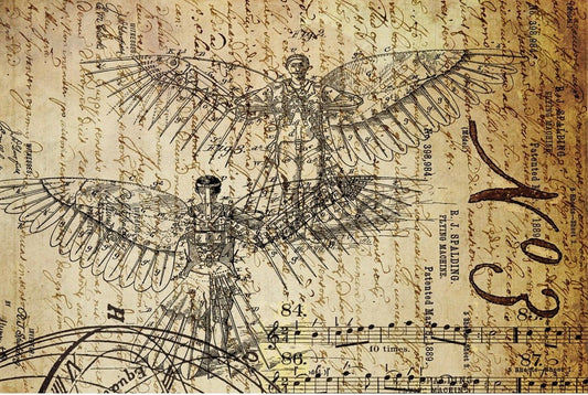 Dream Flight 1 | Roycycled Decoupage Paper | Roycycled Treasures