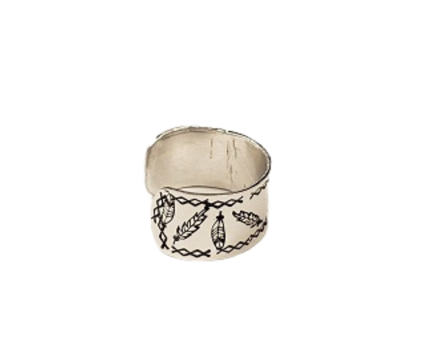Thumb Ring, western style, western fashion, rodeo fashion, cowgirl style, western wear, cowgirl, cowgirl fashion, Feathers and barbed wire