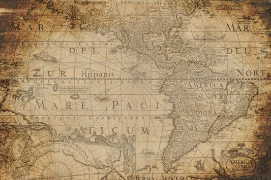 Map | Roycycled Decoupage Paper | Roycycled Treasures
