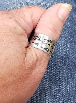 Thumb ring, western style, western fashion, cowgirl style, rodeo style, western wear, cowgirl, western, cowgirl fashion, western chic