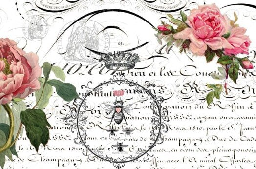 Queen Bee | Roycycled Decoupage Paper | Roycycled Treasures