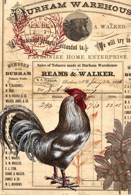 Rooster | Roycycled Decoupage Paper | Roycycled Treasures