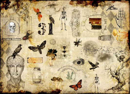 Halloween Masterboard | Roycycled Decoupage Paper | Roycycled Treasures