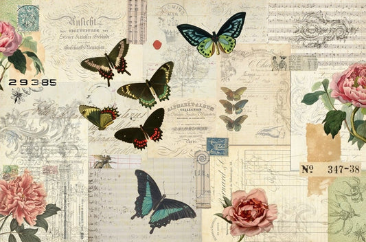 Butterfly Masterboard | Roycycled Decoupage Paper | Roycycled Treasures