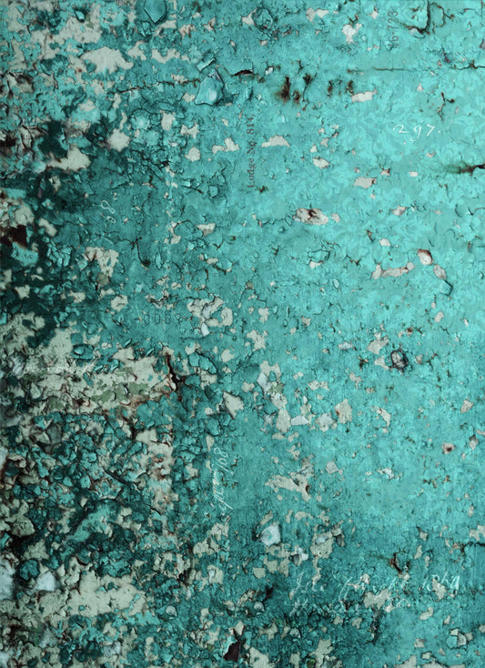 Teal Texture | Roycycled Decoupage Paper | Roycycled Treasures