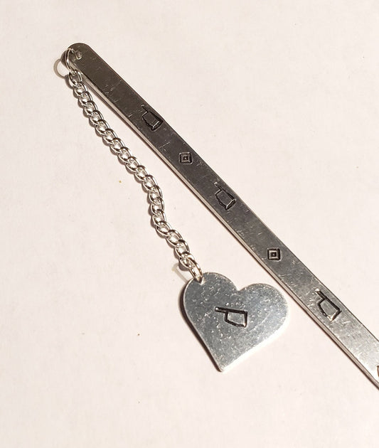 Personalized Bookmark, Metal Bookmark, Custom Bookmark, Hand stamped Bookmark, book lover gift, Aluminum bookmark, Oklahoma