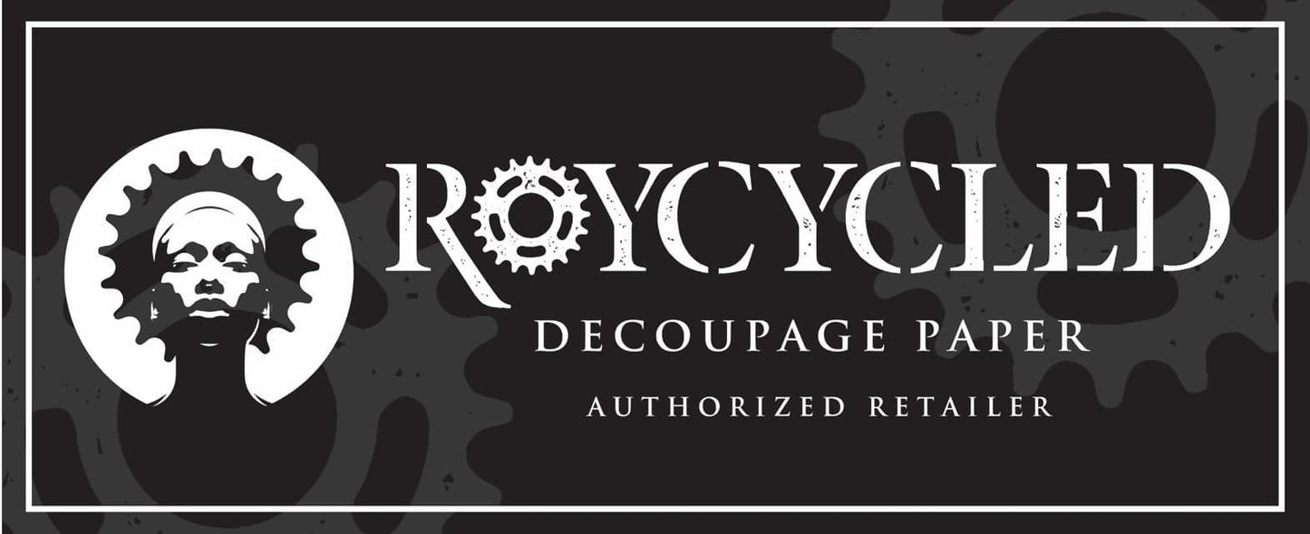 Ephemeral Burlap | Roycycled Decoupage Paper | Roycycled Treasures