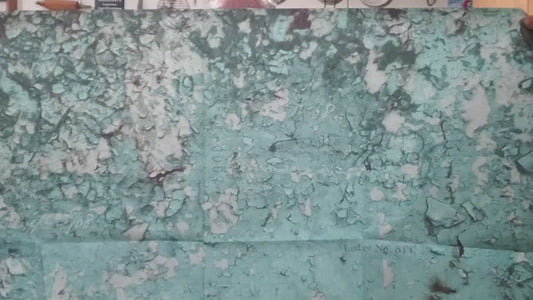 Teal Texture | Roycycled Decoupage Paper | Roycycled Treasures