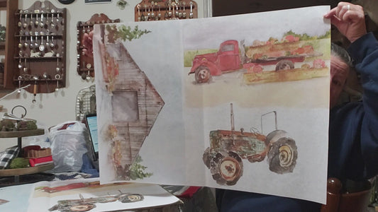 Fall Farm | Roycycled Decoupage Paper | Roycycled Treasures