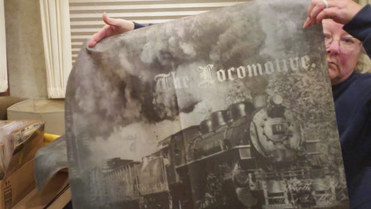 The Locomotive | Roycycled Decoupage Paper | Roycycled Treasures